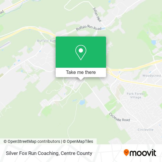 Silver Fox Run Coaching map