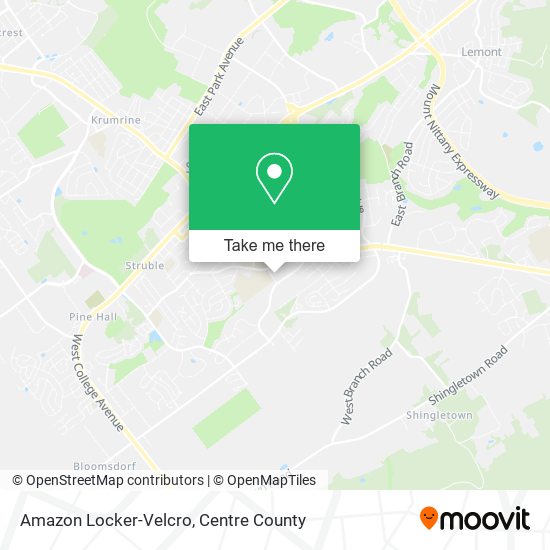 Mapa de Amazon Locker-Velcro