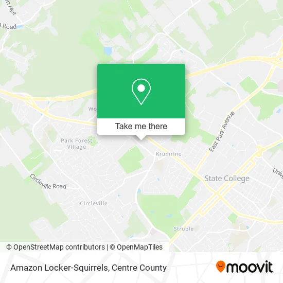 Amazon Locker-Squirrels map