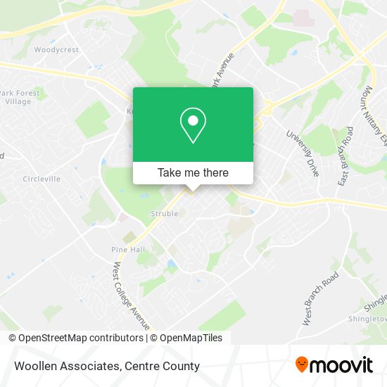 Woollen Associates map