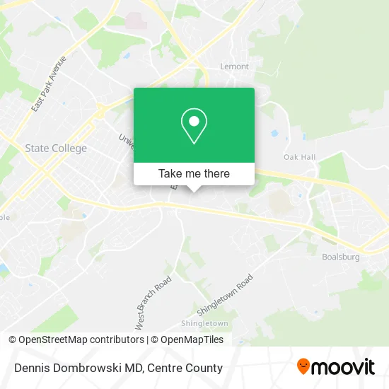 Mapa de Dennis Dombrowski MD