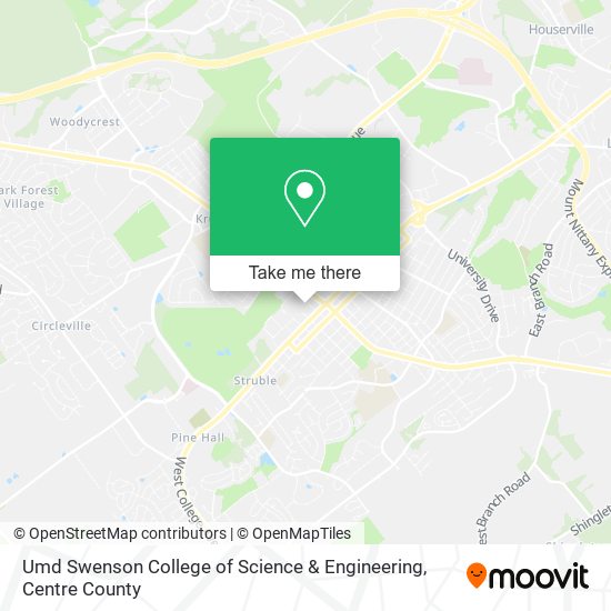 Mapa de Umd Swenson College of Science & Engineering