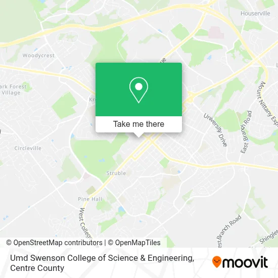 Umd Swenson College of Science & Engineering map
