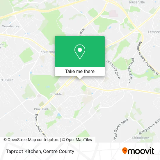 Taproot Kitchen map