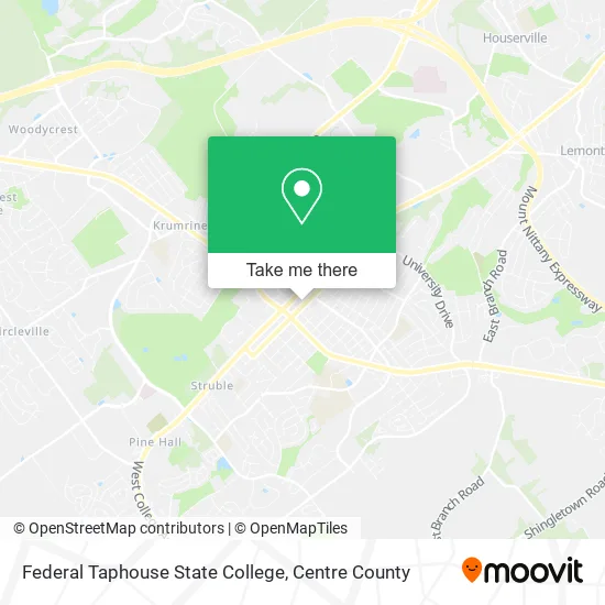 Federal Taphouse State College map