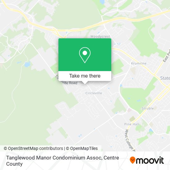 Mapa de Tanglewood Manor Condominium Assoc