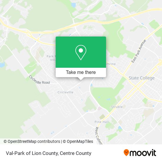 Mapa de Val-Park of Lion County