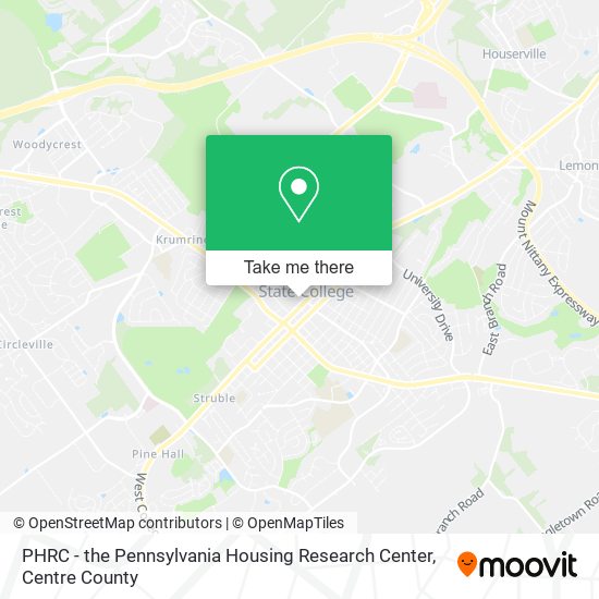 PHRC - the Pennsylvania Housing Research Center map