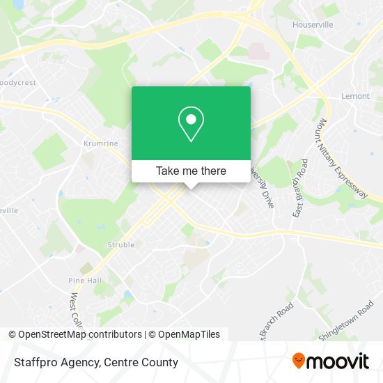 Staffpro Agency map