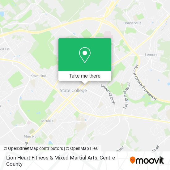 Lion Heart Fitness & Mixed Martial Arts map