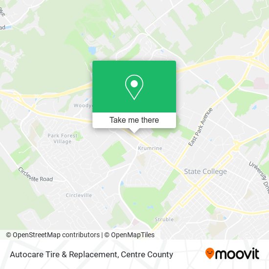 Autocare Tire & Replacement map