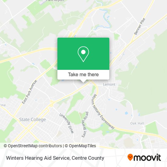 Winters Hearing Aid Service map