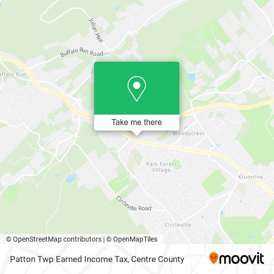 Patton Twp Earned Income Tax map