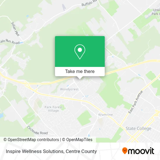 Inspire Wellness Solutions map