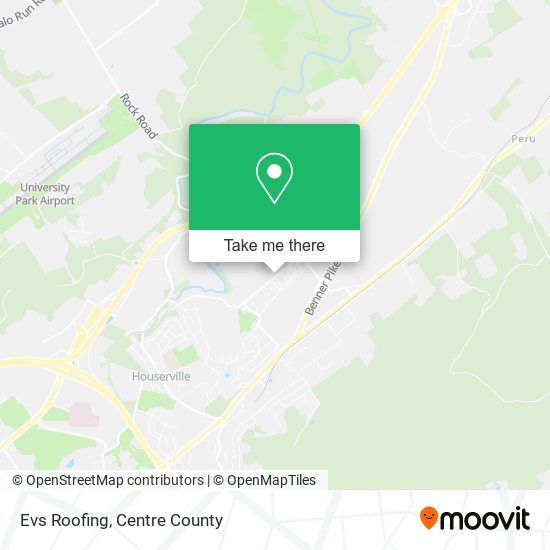 Evs Roofing map