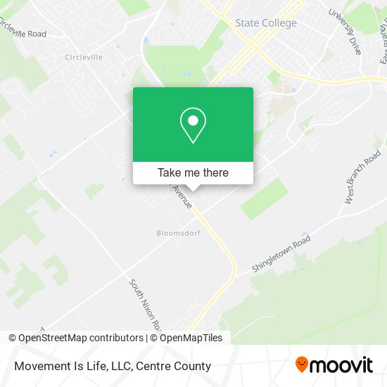 Mapa de Movement Is Life, LLC