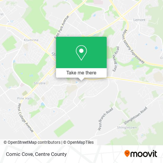 Mapa de Comic Cove