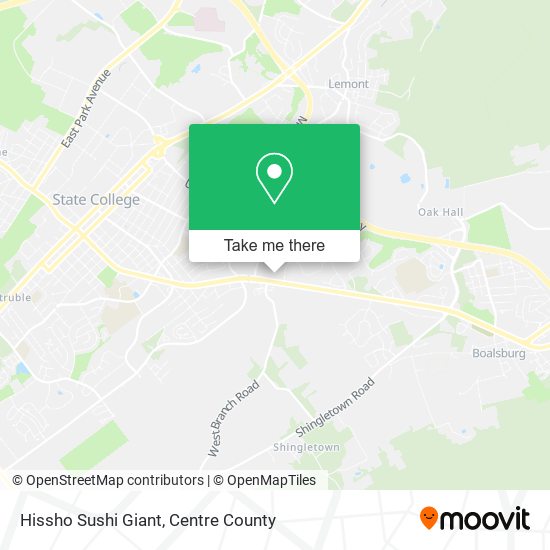 Mapa de Hissho Sushi Giant