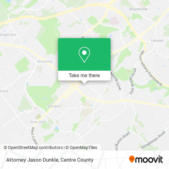 Attorney Jason Dunkle map
