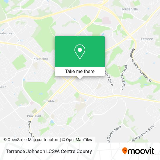 Mapa de Terrance Johnson LCSW