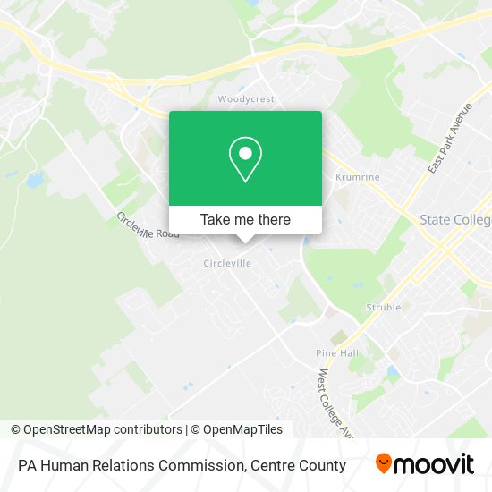 Mapa de PA Human Relations Commission
