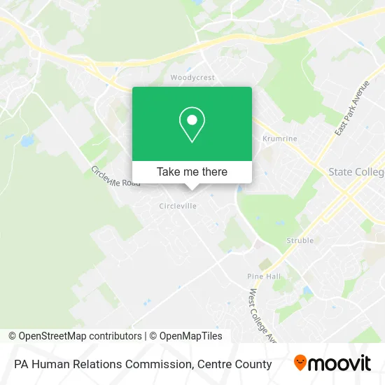 PA Human Relations Commission map