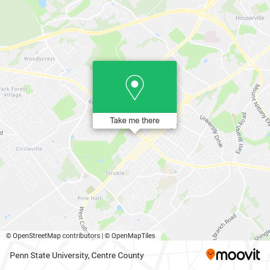 Penn State University map