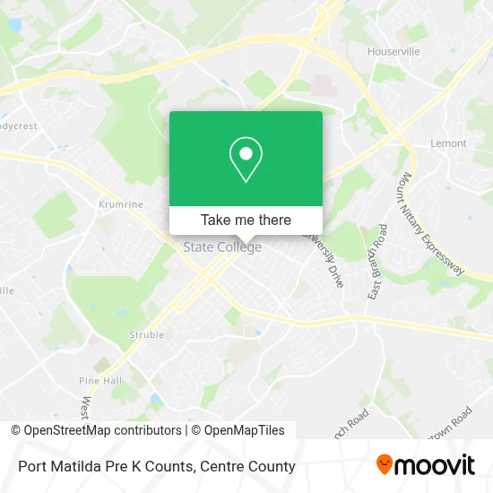 Port Matilda Pre K Counts map
