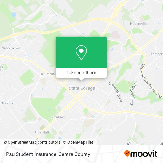 Psu Student Insurance map