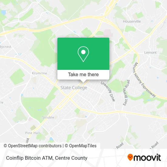 Coinflip Bitcoin ATM map