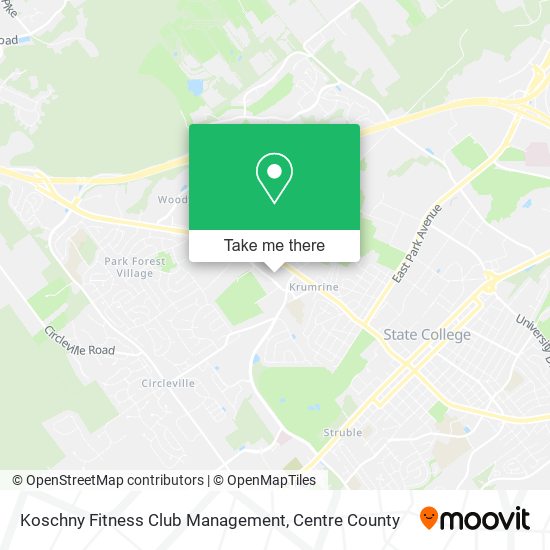 Koschny Fitness Club Management map