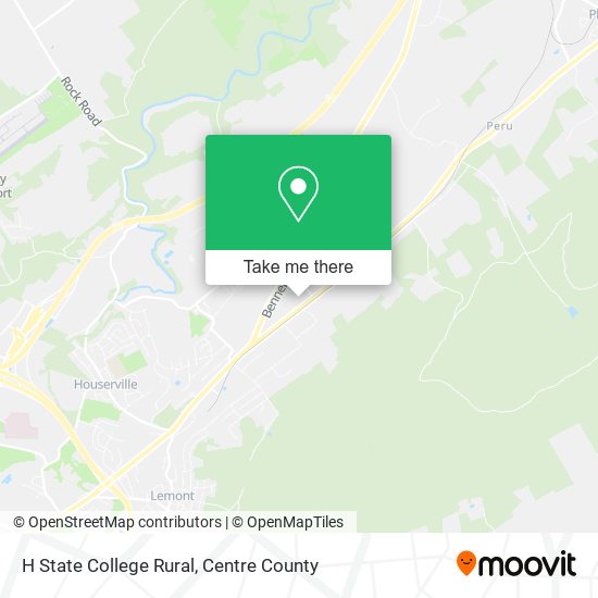 Mapa de H State College Rural
