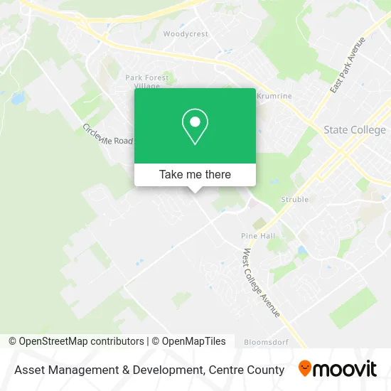 Asset Management & Development map