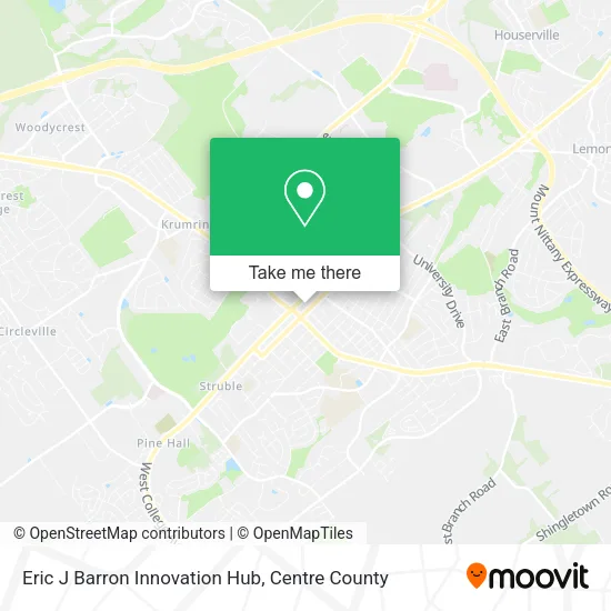 Eric J Barron Innovation Hub map