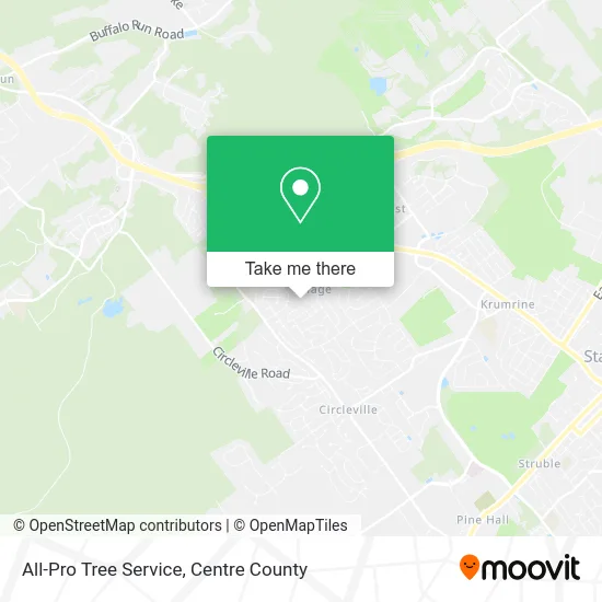 All-Pro Tree Service map