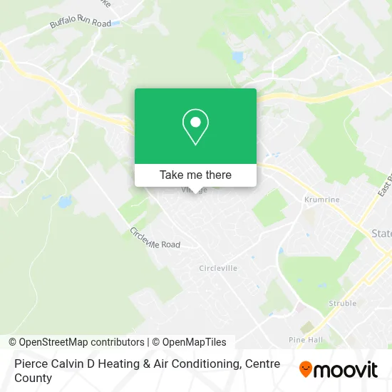 Pierce Calvin D Heating & Air Conditioning map