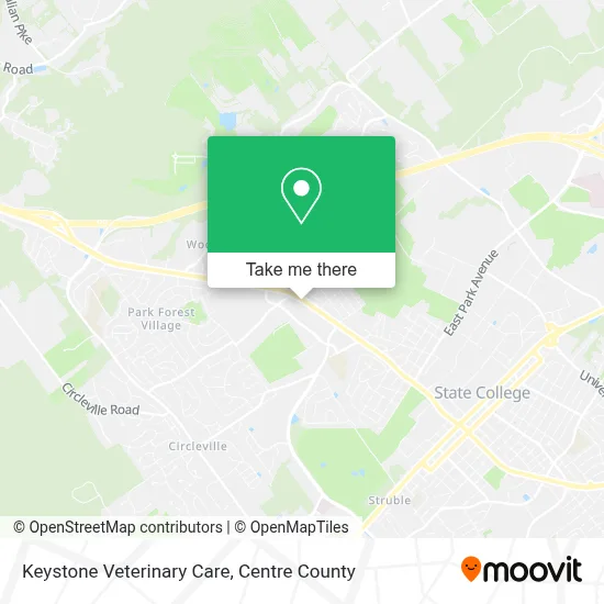 Keystone Veterinary Care map