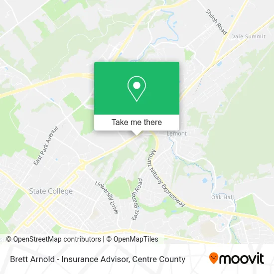 Brett Arnold - Insurance Advisor map