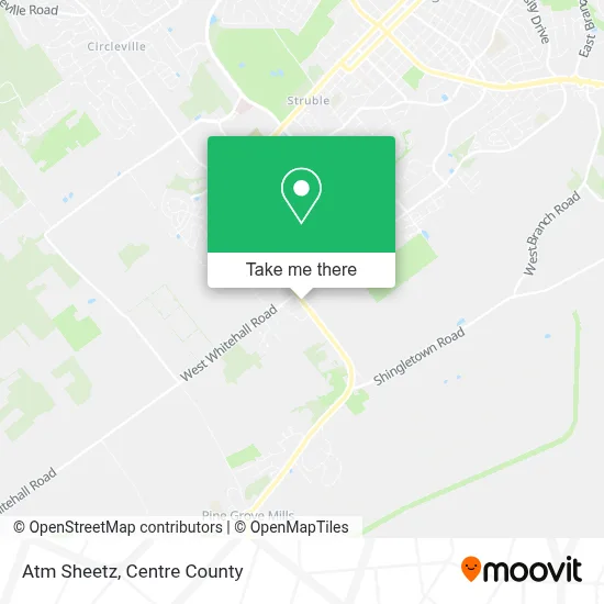 Atm Sheetz map