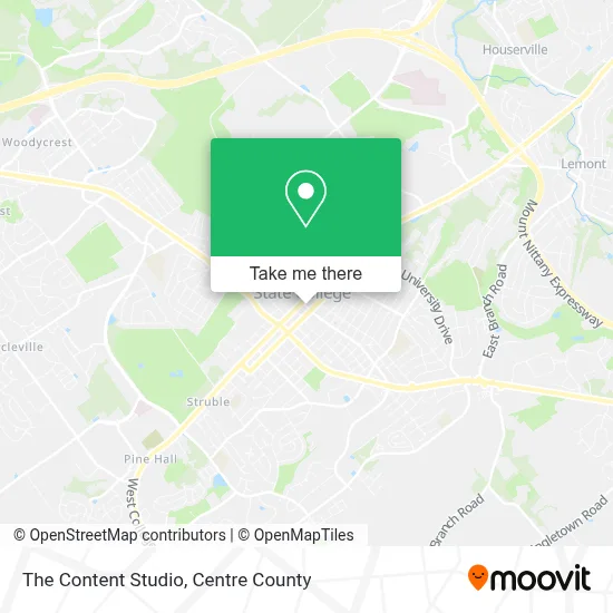 The Content Studio map