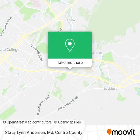 Stacy Lynn Andersen, Md map