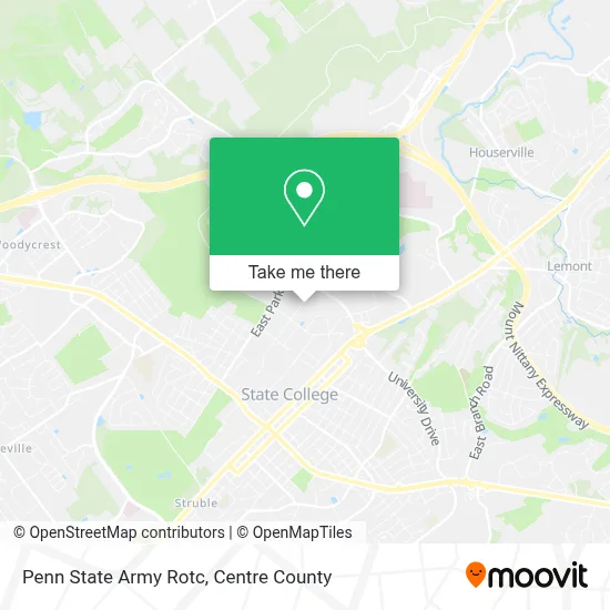 Penn State Army Rotc map