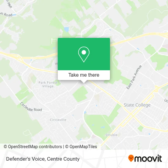 Defender's Voice map