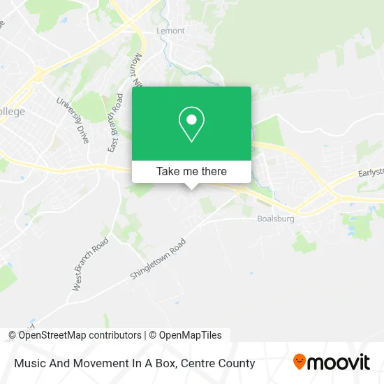 Music And Movement In A Box map
