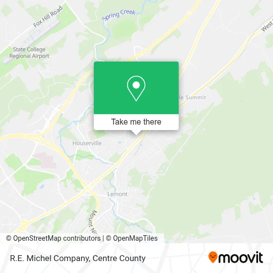 R.E. Michel Company map