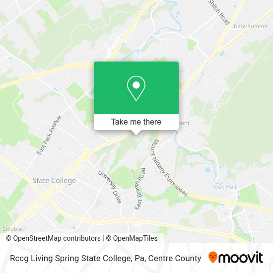 Rccg Living Spring State College, Pa map