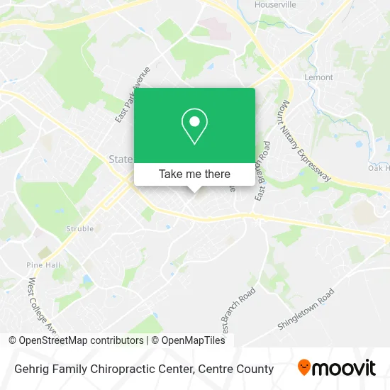 Gehrig Family Chiropractic Center map