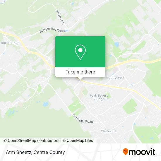Atm Sheetz map