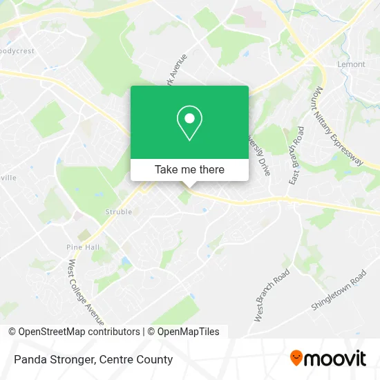 Panda Stronger map
