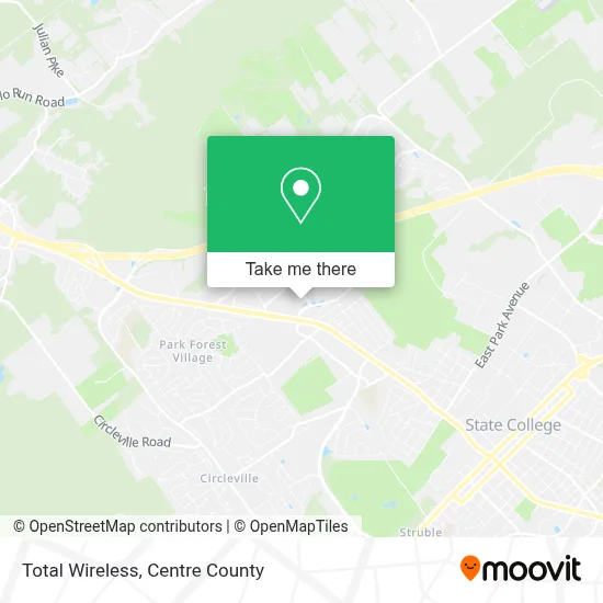 Total Wireless map